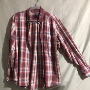 Distressed vintage  flannel